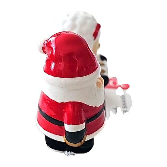 Hallmark Christmas Santa & Mrs. Claus Salt & Pepper Shakers 3." x 2" (NWOB) - Picture 2 of 5